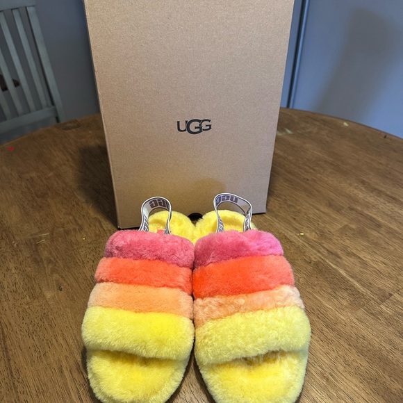 UGG “Fluff Yeah” Slippers (Pride Collection) - Picture 1 of 5